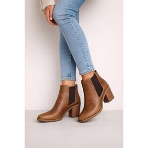 Nisolo Ana / Chelsea Boots - Brown Leather Ankle Booties - Size 11 - EUC